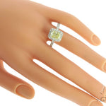 Cushion Cut Halo Diamond Engagement Ring 45618 - Image 8