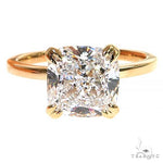 Cushion Shape Diamond Engagement Ring (Lab) 68364 - Image 1