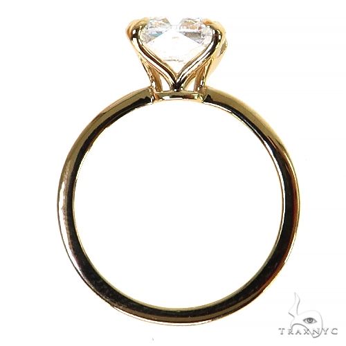 Cushion Shape Diamond Engagement Ring (Lab) 68364 - Image 4