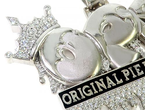 Custom Made OPF Original Pie Flipper Diamond Pendant 65798 - Image 5