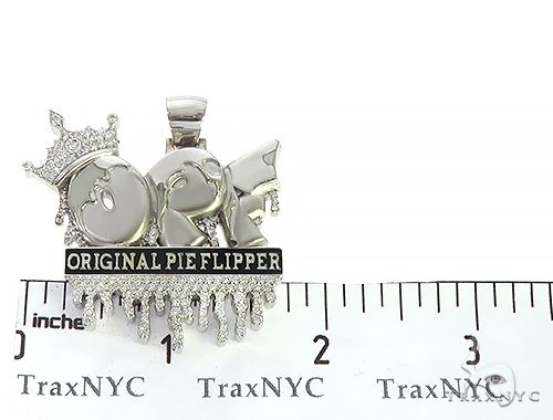 Custom Made OPF Original Pie Flipper Diamond Pendant 65798 - Image 7