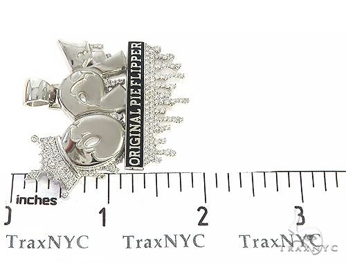 Custom Made OPF Original Pie Flipper Diamond Pendant 65798 - Image 8