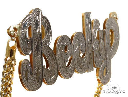 Custom 10k Yellow Gold Beeky n-40012 - Image 2