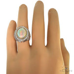Custom 14K Gold Opal Diamond Ring 67293 - Image 6