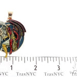 Custom 14K Yellow Gold Angel and Demon Charm Pendant 65013 - Image 6