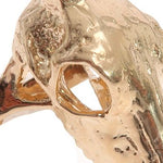 Custom 14K Yellow Gold Antelope Skull Ring 65011 - Image 6