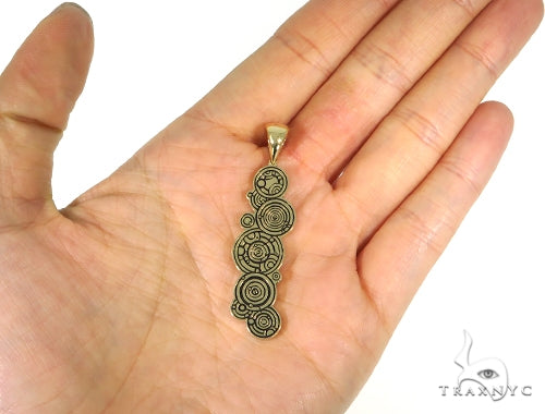 Custom 14K Yellow Gold Pendant 45395 - Image 4