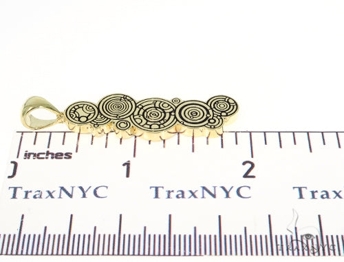 Custom 14K Yellow Gold Pendant 45395 - Image 6