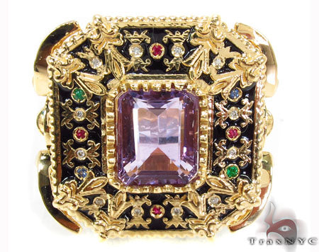 18K Gold Custom Angel Ring, photo 5 of 10