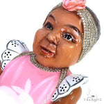 Custom Baby 3D Enamel Diamond Pendant 67476 - Image 3