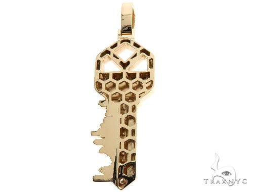 Custom Boston Skyline Key Diamond Pendant 64202 - Image 3
