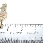 Custom Boston Skyline Key Diamond Pendant 64202 - Image 9