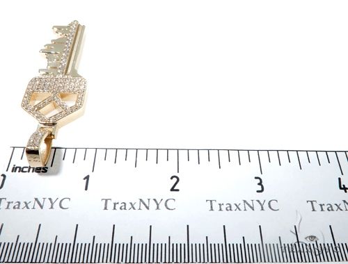Custom Boston Skyline Key Diamond Pendant 64202 - Image 9