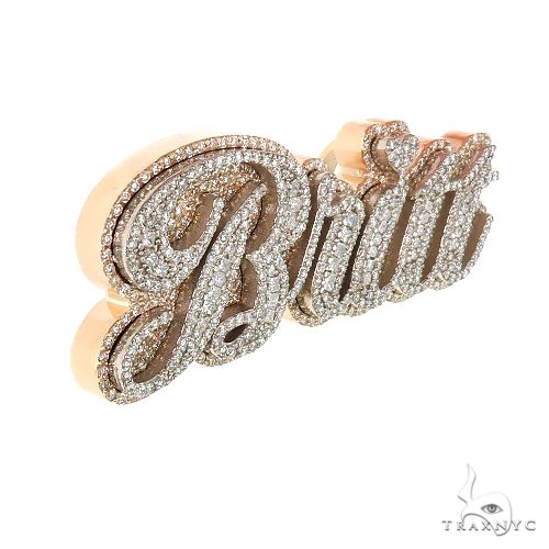 Custom Britt Diamond Name Pendant 67376 - Image 2