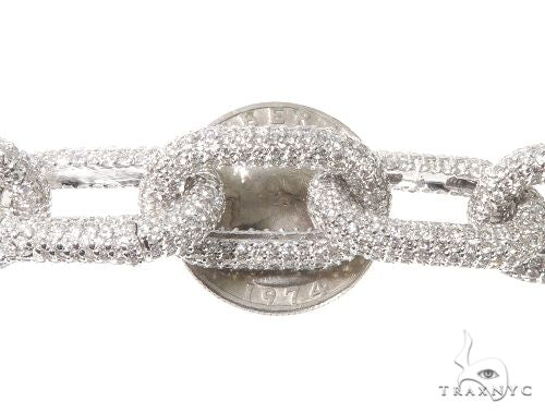 Custom Cable Link Diamond Chain with a Hidden Lock 64511 - Image 3