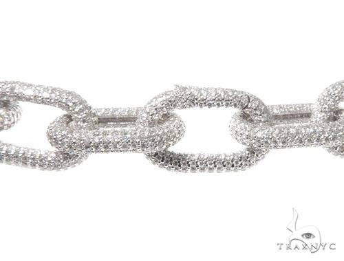 Custom Cable Link Diamond Chain with a Hidden Lock 64511 - Image 6