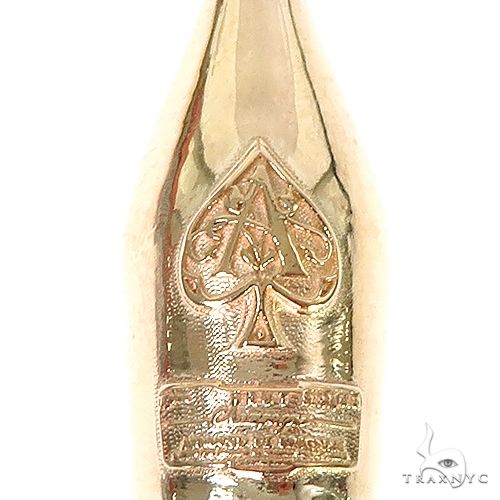 14K Gold Custom Champagne Bottle, photo 3 of 5
