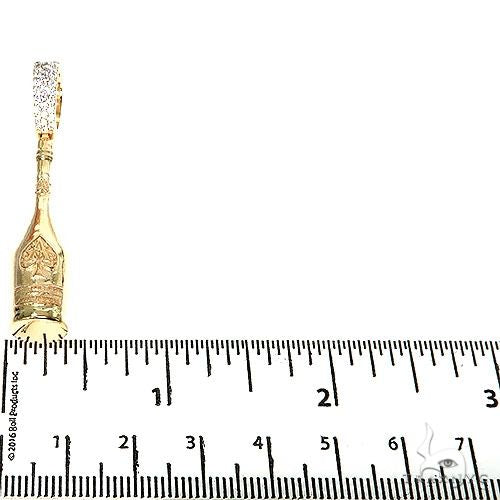 14K Gold Custom Champagne Bottle, photo 4 of 5