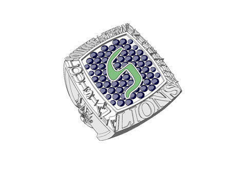 14K Gold Custom Class Ring, photo 10 of 10