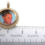 Custom Cluster Diamond Photo Pendant 1.75 inch 64527 - Image 7