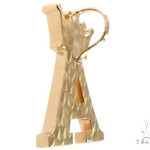 Custom Crowned Initial A Letter Diamond Pendant 64528 - Image 4