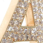 Custom Crowned Initial A Letter Diamond Pendant 64528 - Image 6