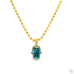 Custom Cut Diamond Hamsa Pendant 70880 - Image 1