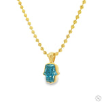 Custom Cut Diamond Hamsa Pendant 70880 - Image 4