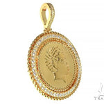 Custom Diamond Africanus Pendant 37734 - Image 2