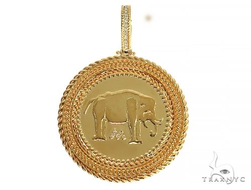 Custom Diamond Africanus Pendant 37734 - Image 3