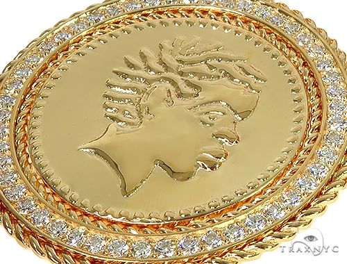 Custom Diamond Africanus Pendant 37734 - Image 4