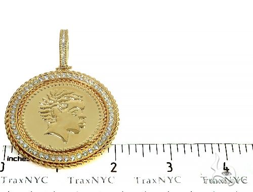Custom Diamond Africanus Pendant 37734 - Image 5