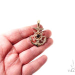 Custom Diamond Anchor Pendant 64475 - Image 5