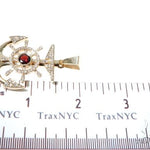 Custom Diamond Anchor Pendant 64475 - Image 6