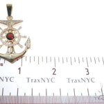 Custom Diamond Anchor Pendant 64475 - Image 7