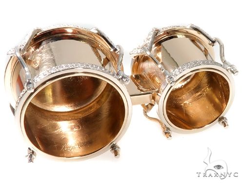 Custom Diamond Bongo Drums Pendant 64488 - Image 7