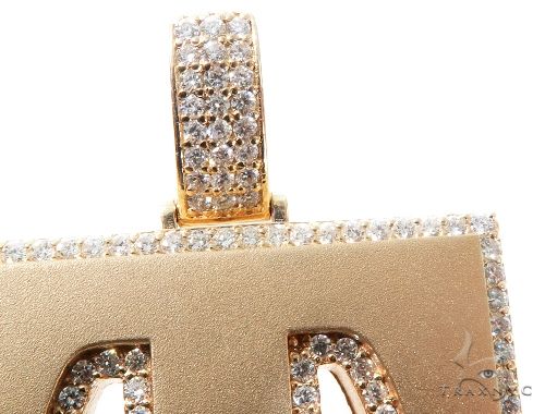 Custom Diamond Money Bag Pendant 64510 - Image 4
