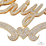 Custom Diamond Name Pendant 67373 - Image 3