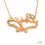 Custom Diamond Name Pendant 67373 - Image 5