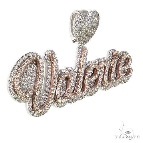 Custom Diamond Name Pendant 67374 - Image 2