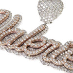 Custom Diamond Name Pendant 67374 - Image 3