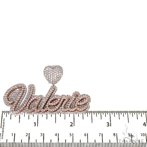 Custom Diamond Name Pendant 67374 - Image 5