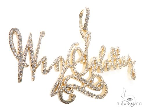 Custom Diamond Pendant 64109 - Image 2