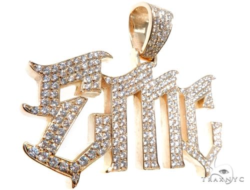 Custom Diamond Pendant 64176 - Image 2