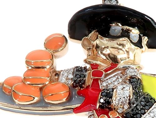 Custom Diamond Pendant 64793 - Image 4