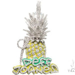 Custom Diamond Pineapple Pendant 64108 - Image 1