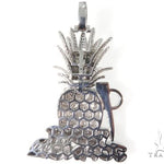 Custom Diamond Pineapple Pendant 64108 - Image 5