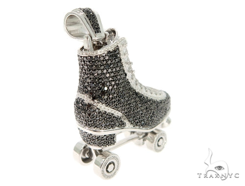 Custom Diamond Roller Skate Pendant 56541 - Image 11