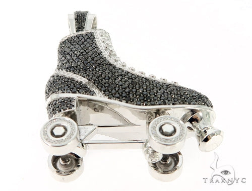 Custom Diamond Roller Skate Pendant 56541 - Image 12