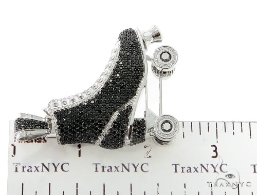 Custom Diamond Roller Skate Pendant 56541 - Image 14